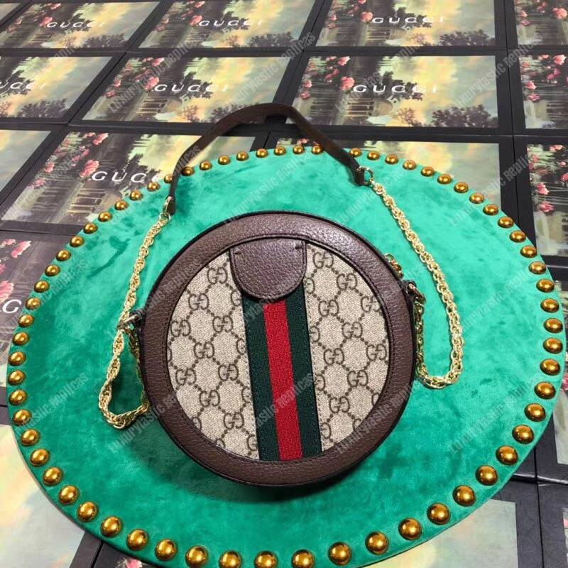 G*u*i ophidia mini gg round shoulder bag