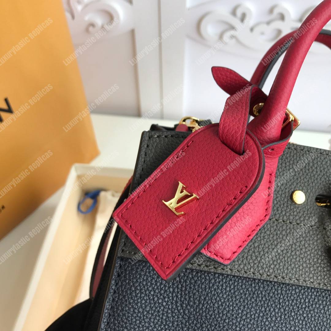 LV City Steamer Mini Autres Cuirs Black Khaki Green Scarlet Red