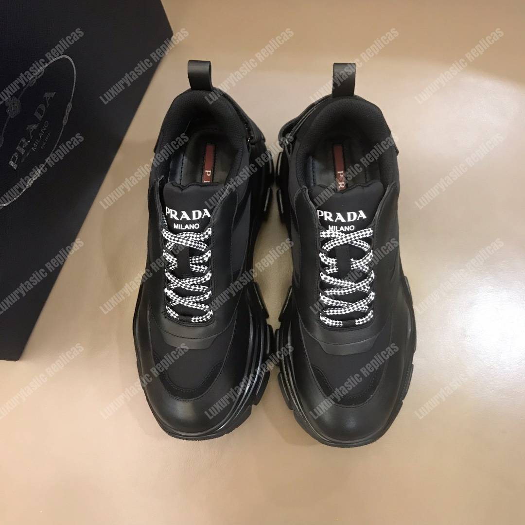Pra*a block sneakers black