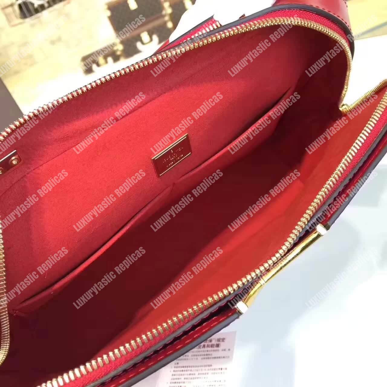 LV Melrose Monogram Vernis Cherry
