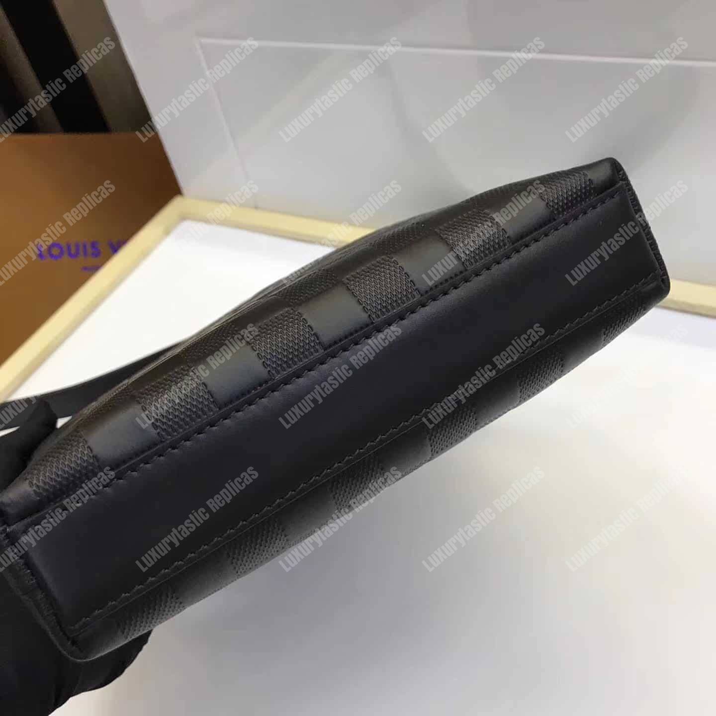 LV District Pochette Damier Infini Leather