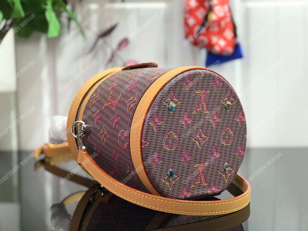 LV Cannes Monogram Pop Print Pink