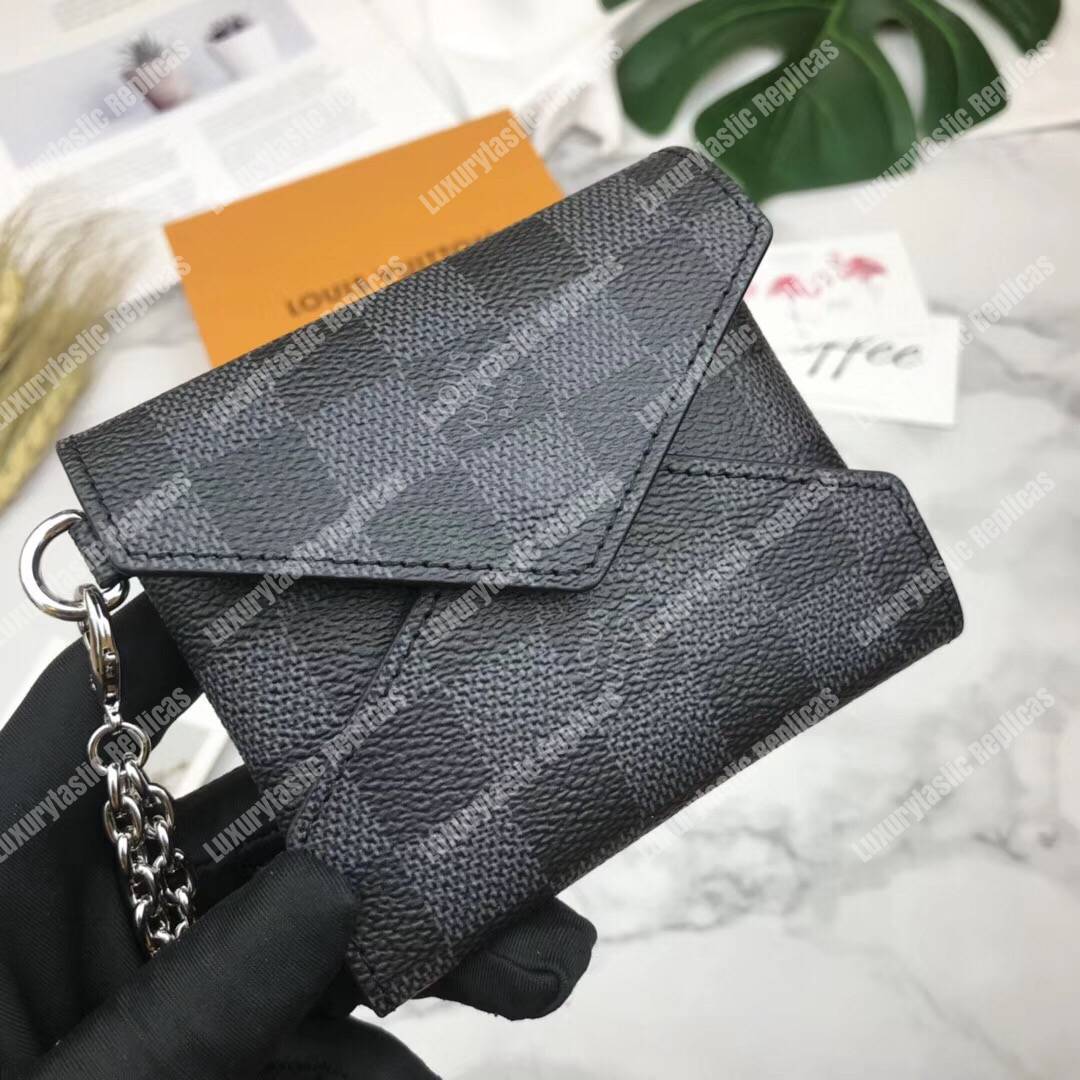 LV Kirigami Necklace Damier Graphite