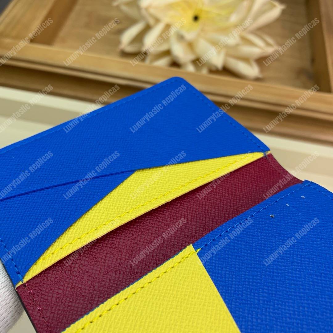 LV Pocket Organizer Epi Leather Damier Graphite