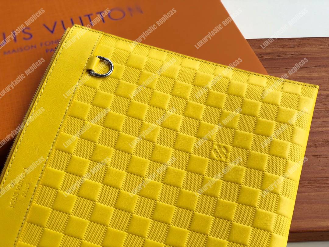LV Discovery Pochette Damier Infini Yellow