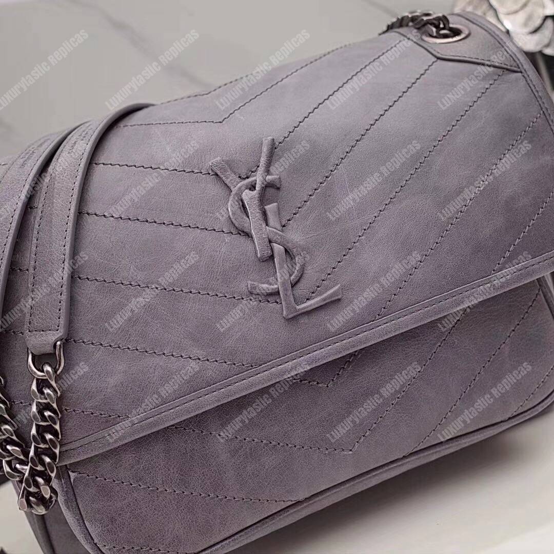 Saint Laurent Niki Medium Storm Vintage