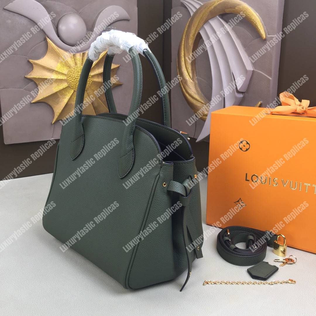 LV Milla PM Veau Nuage Green