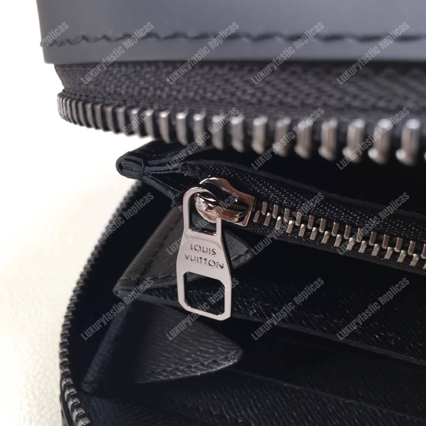 LV Zippy XL Wallet Monogram Eclipse Canvas