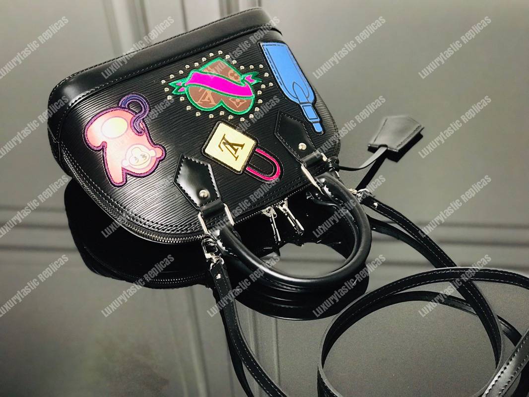 LV Alma BB Epi Leather Trunk-Maker Black