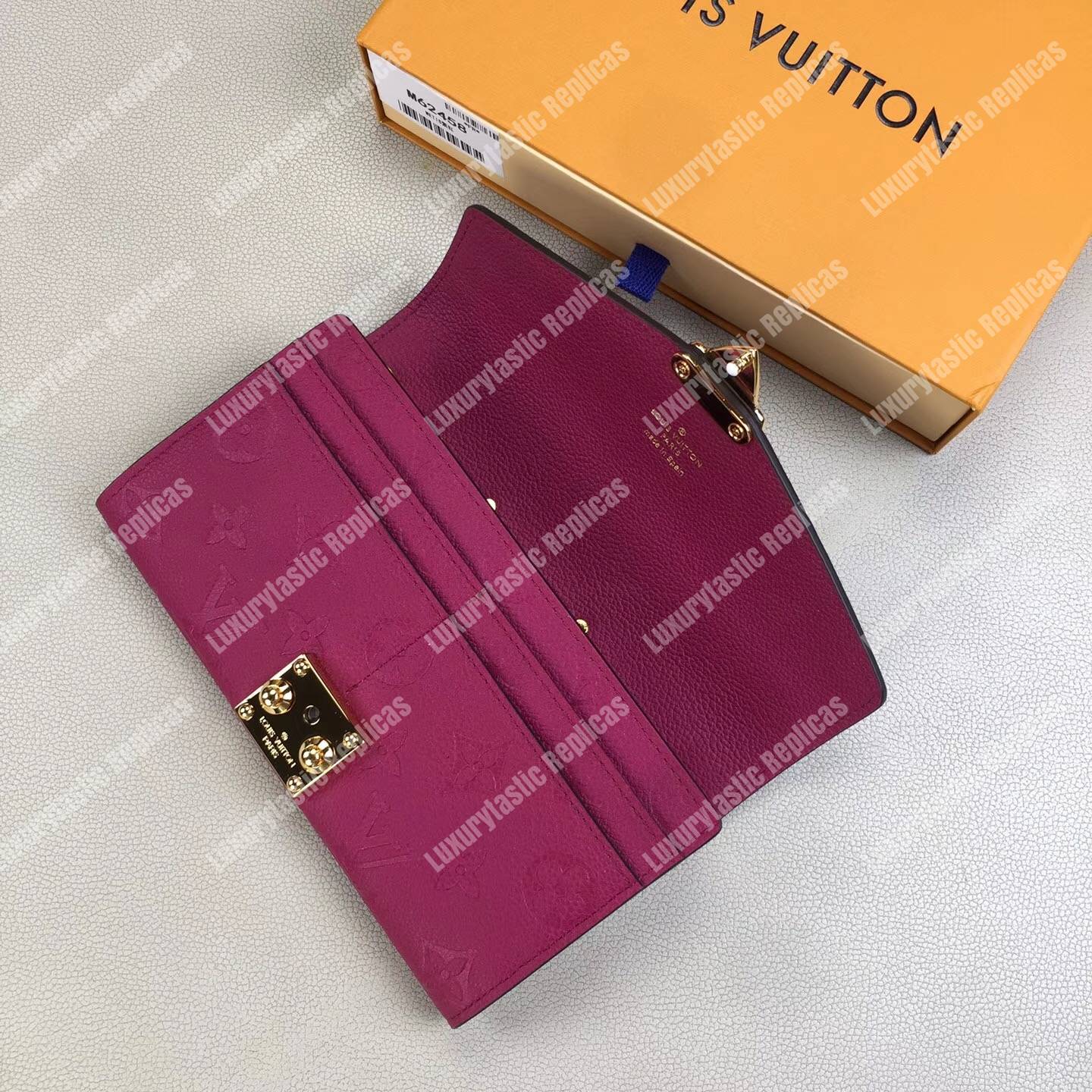LV Metis Wallet Monogram Empreinte Leather Freesia