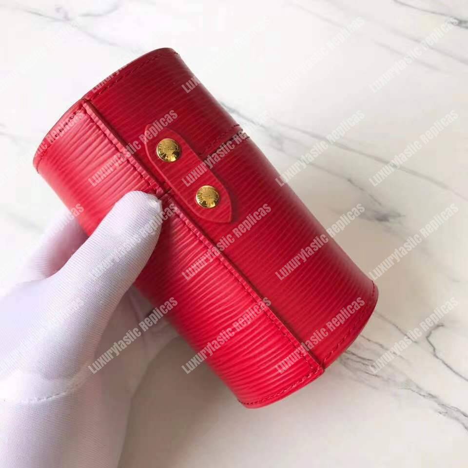 LV 100ML Travel Case Epi Red