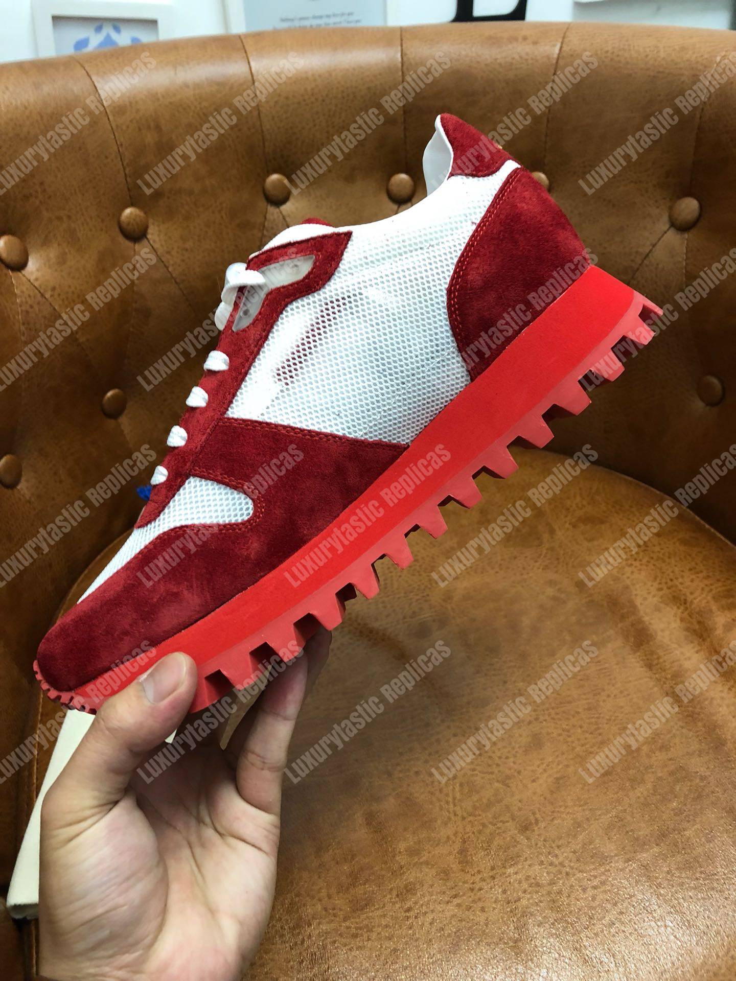 LV Runner Sneaker Red