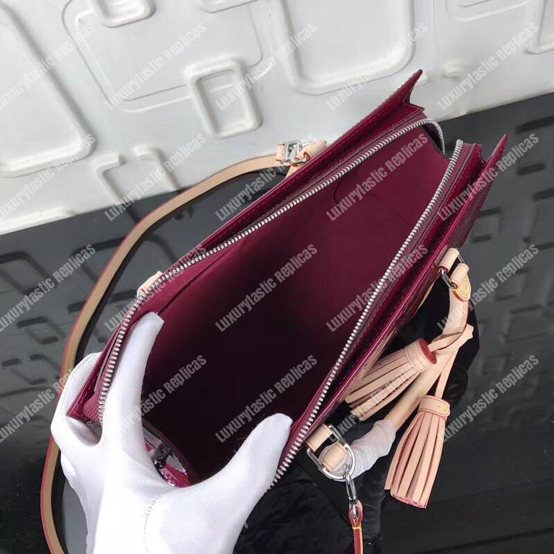 LV Monogram Vernis Neo Triangle Bag Amethyste