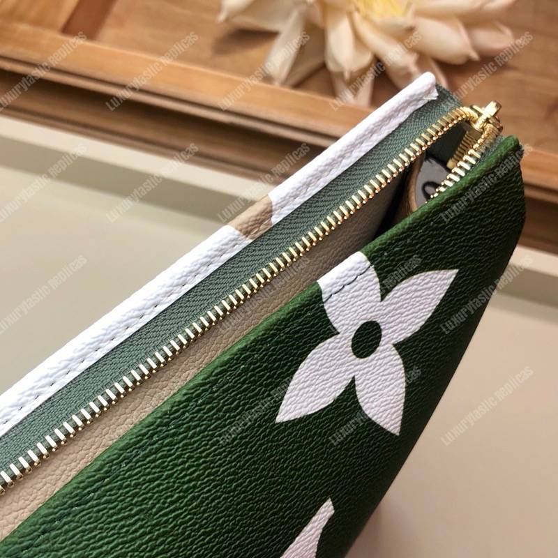 LV Toilet Pouch XL Monogram Khaki
