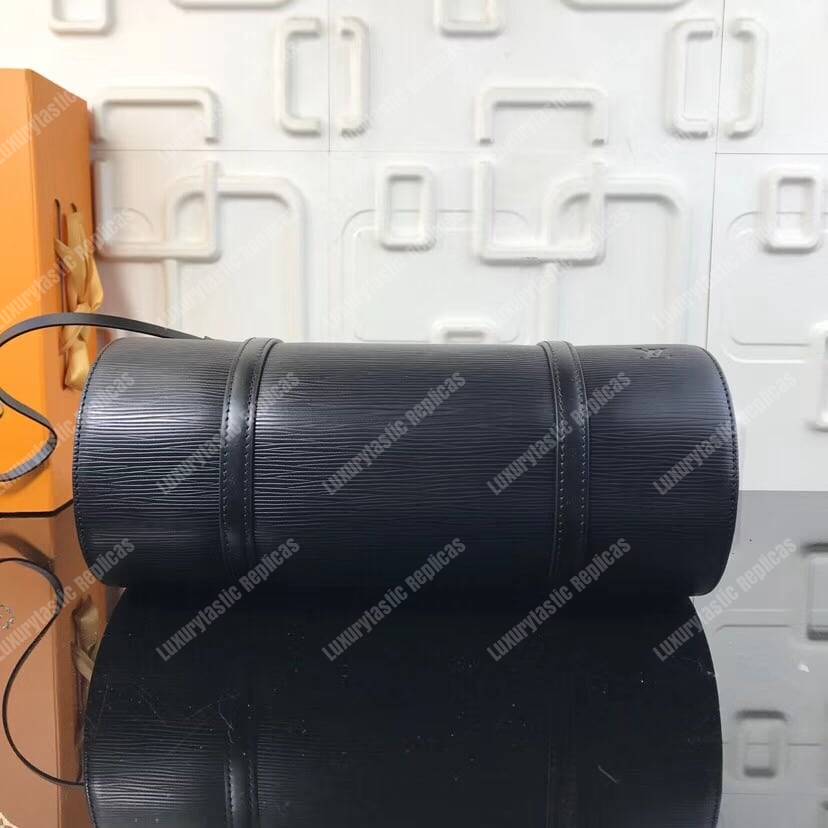 LV Soufflot Bag Black Epi Leather Noir