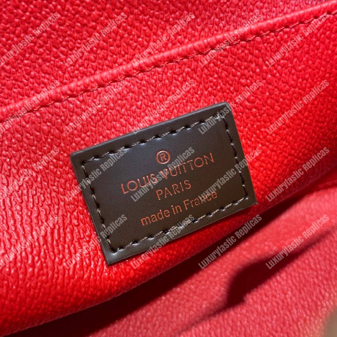 LV Cosmetic Pouch GM Damier Ebene Canvas