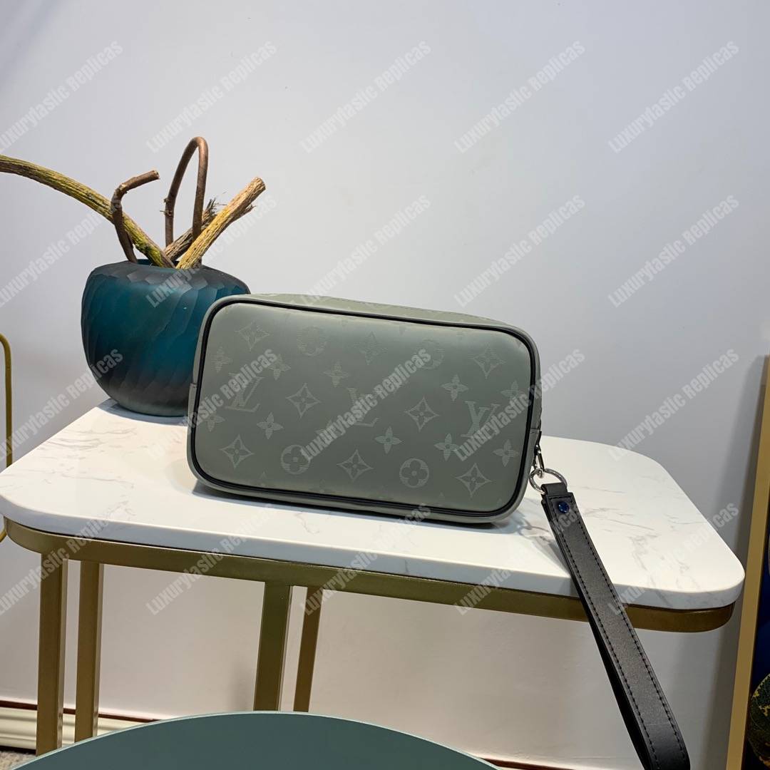 LV Alpha Clutch Spring Summer 2019 Sliver Monogram Satellite