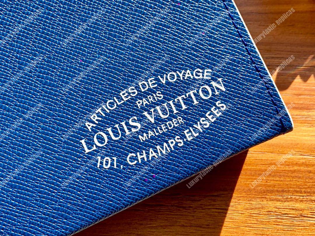 LV Pochette Voyage Cobalt Blue