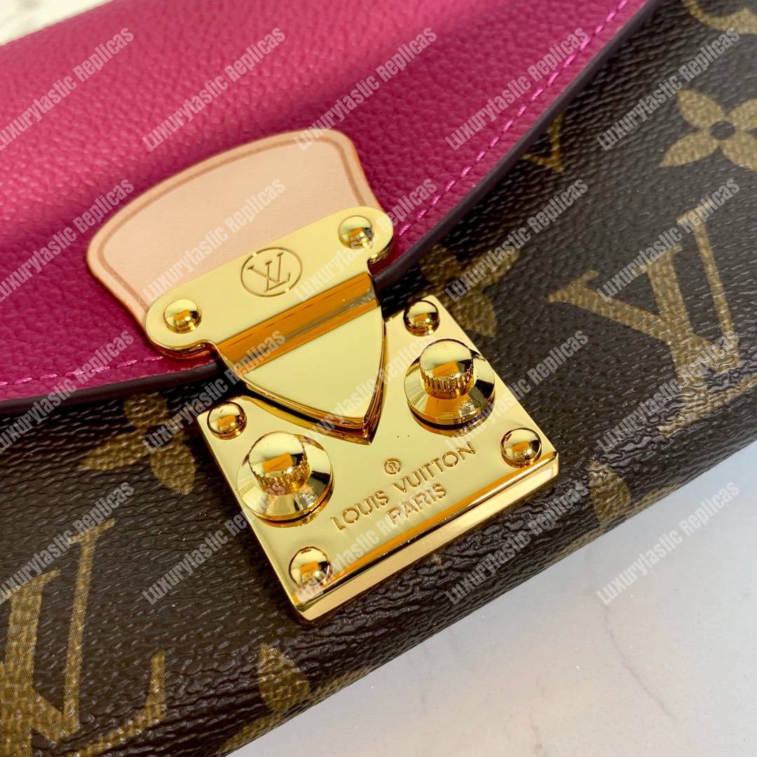 LV Pallas Wallet Monogram Canvas Fuchsia