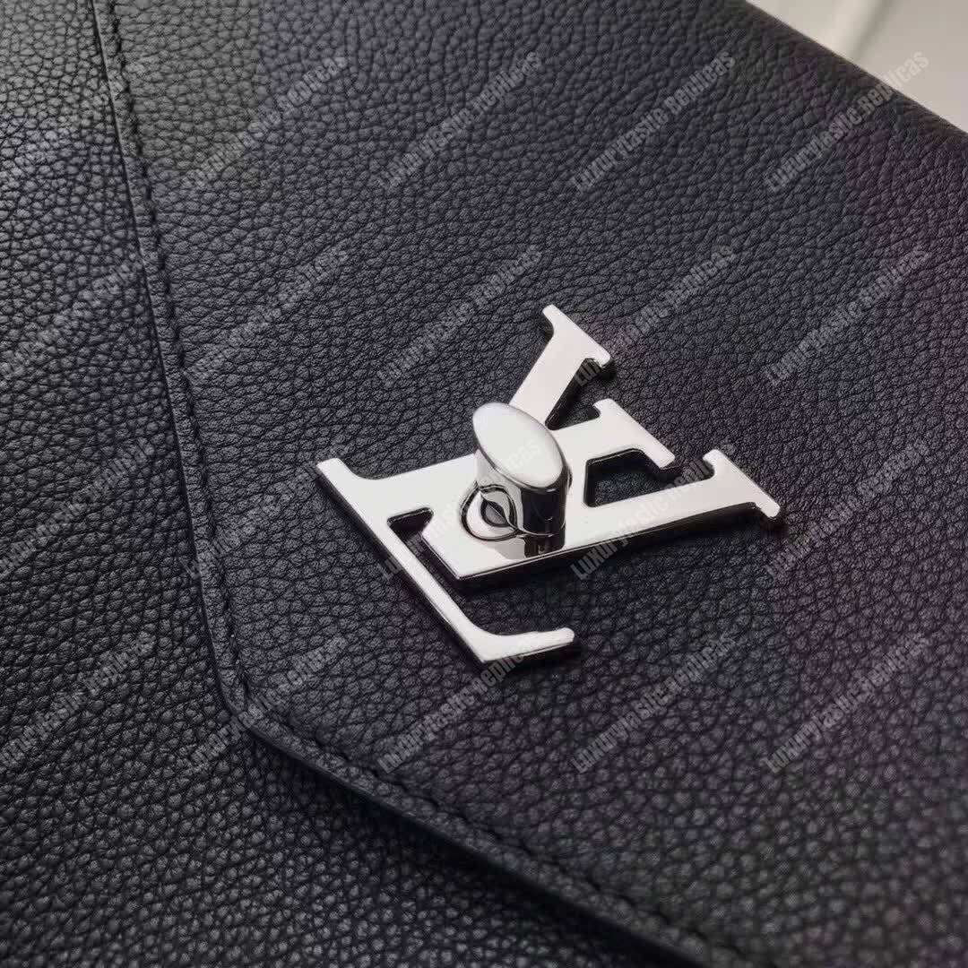 LV MyLockme Handbag Noir