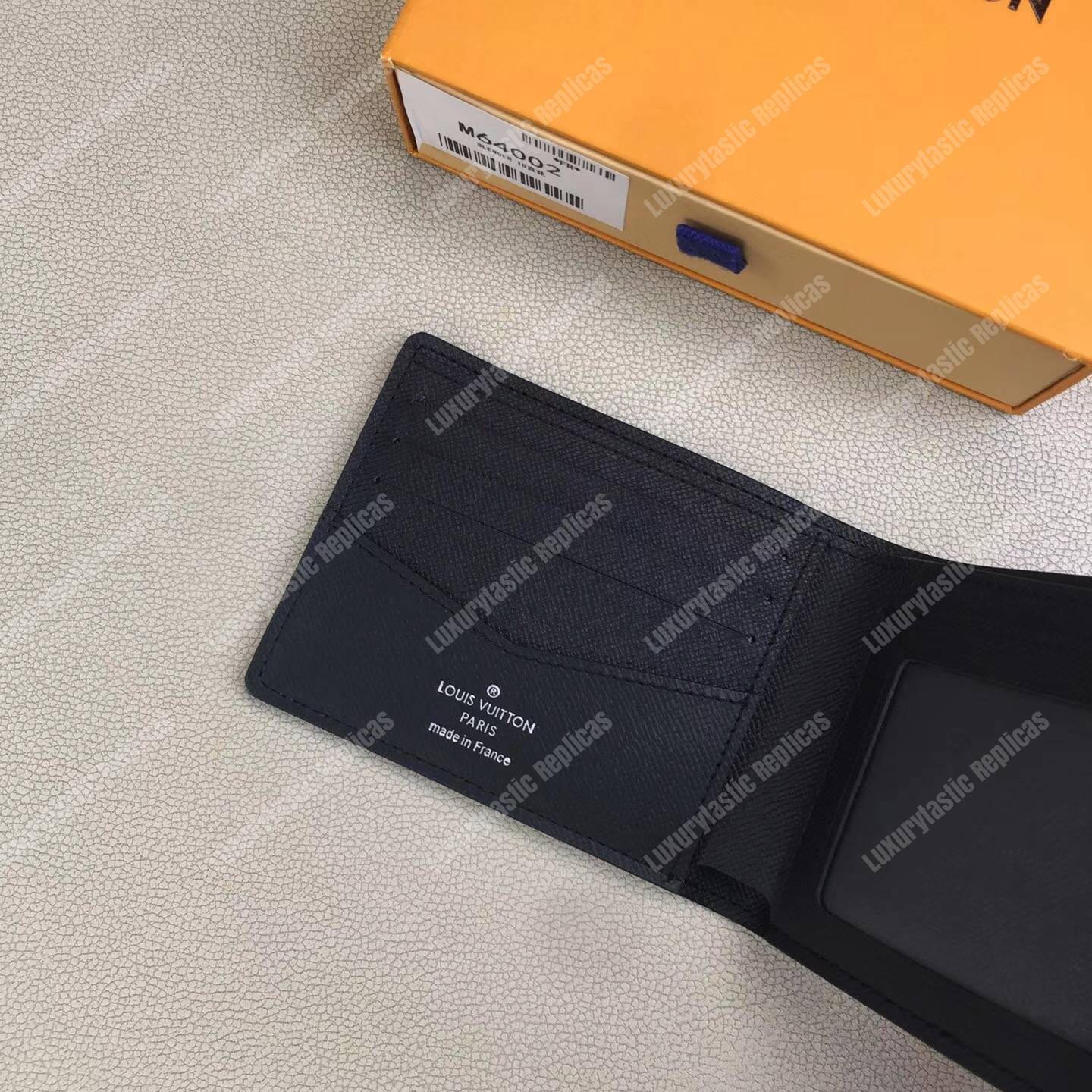 LV Slender ID Wallet Monogram Eclipse Canvas