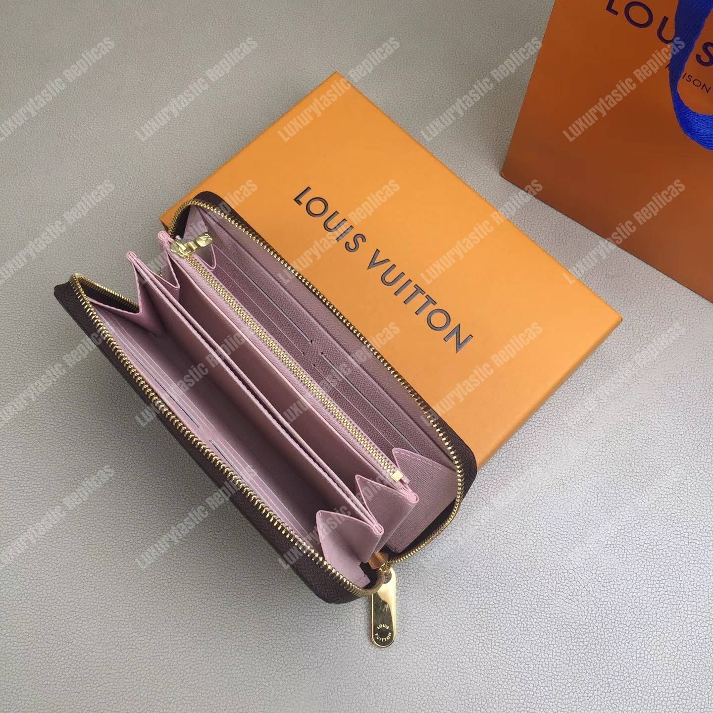 LV Zippy Wallet My LV World Tour Monogram Pink