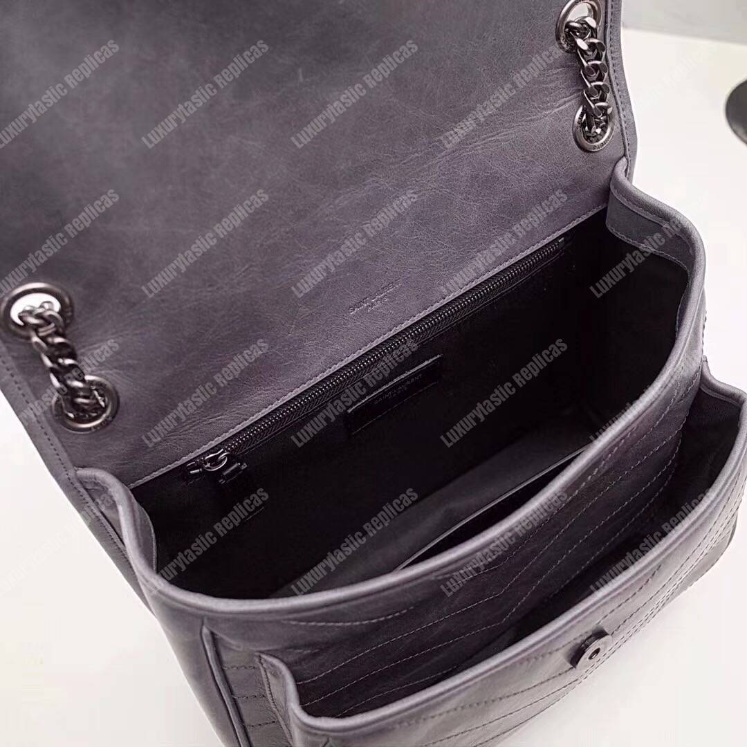 Saint Laurent Niki Medium Storm Vintage