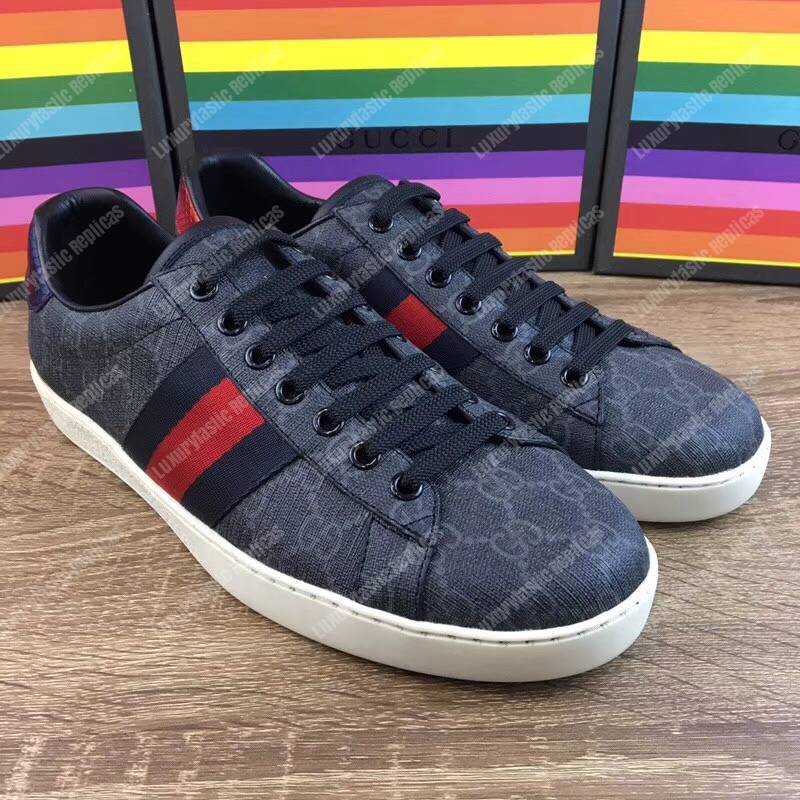 G*u*i ace gg sup*e sneaker black