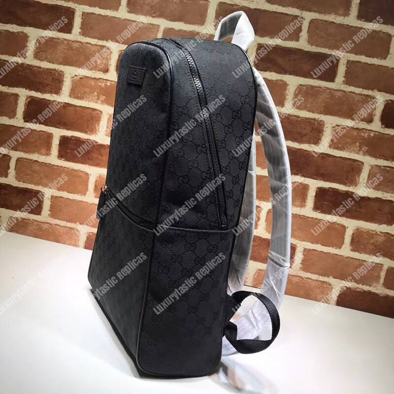 G*u*i gg G*u*issima canvas black backpack