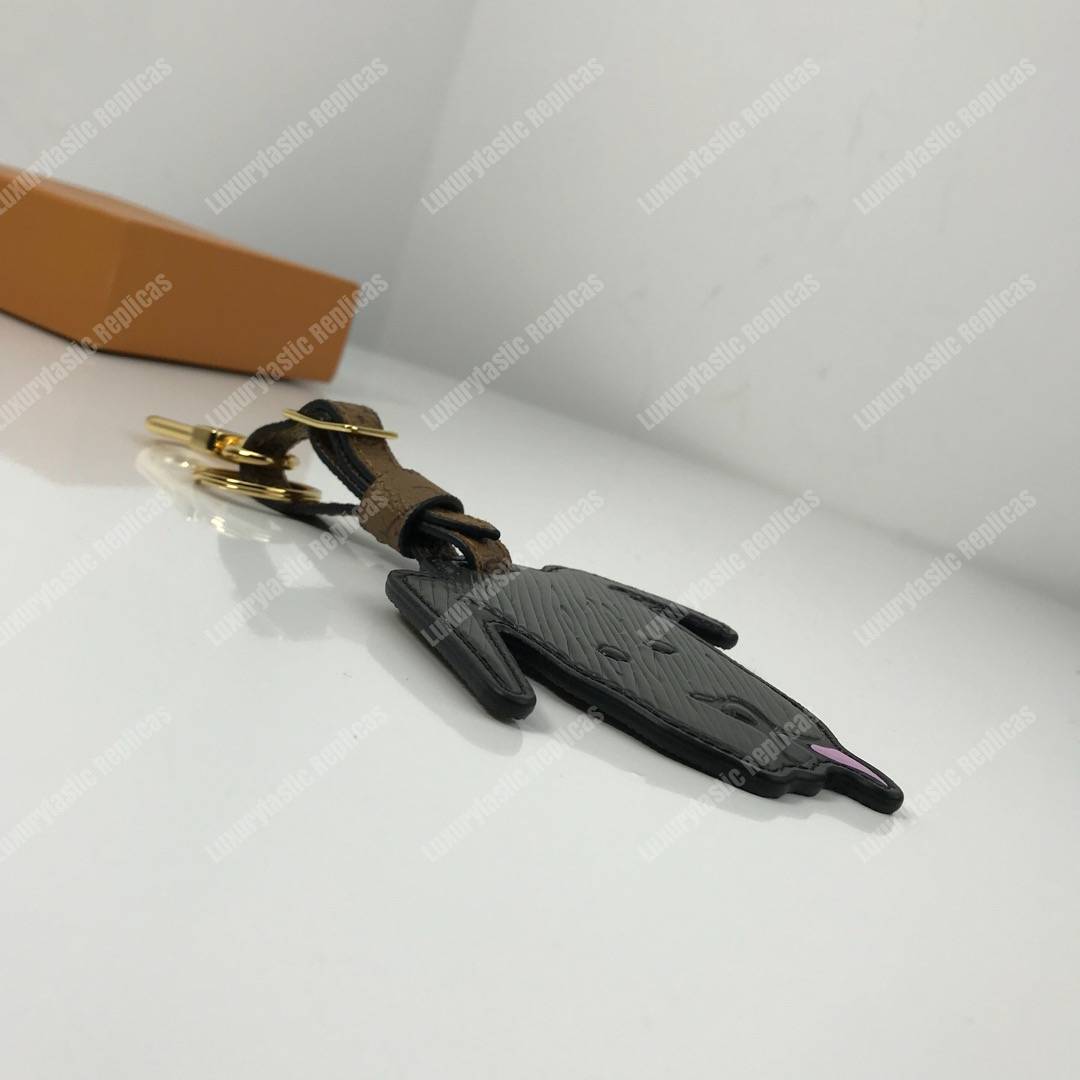 LV Catogram Bag Charm and Key Holder Dog