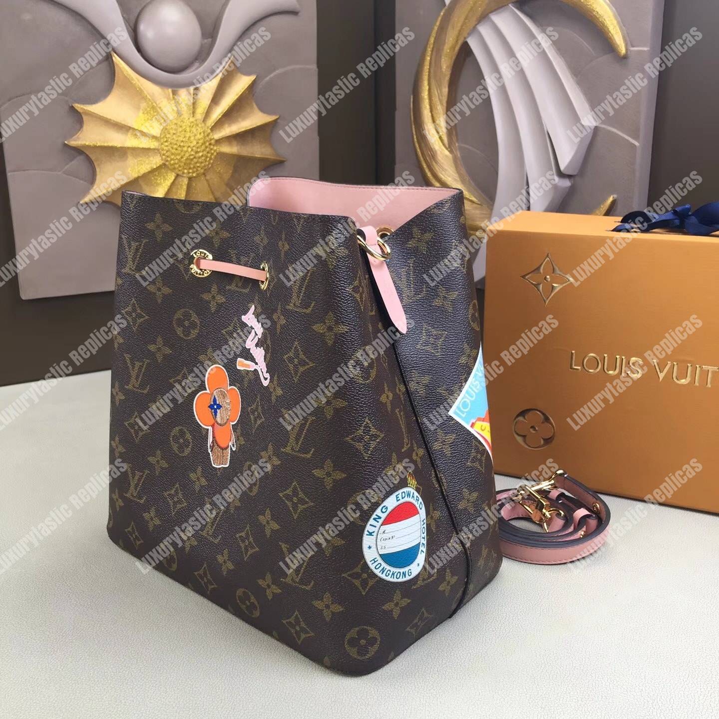 LV NéoNoé Monogram Special Edition Pink