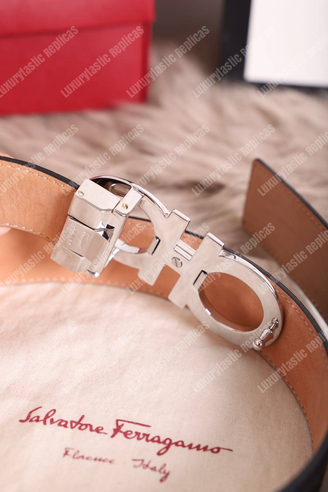 Salvatore Ferragamo Adjustable Gancini Belt