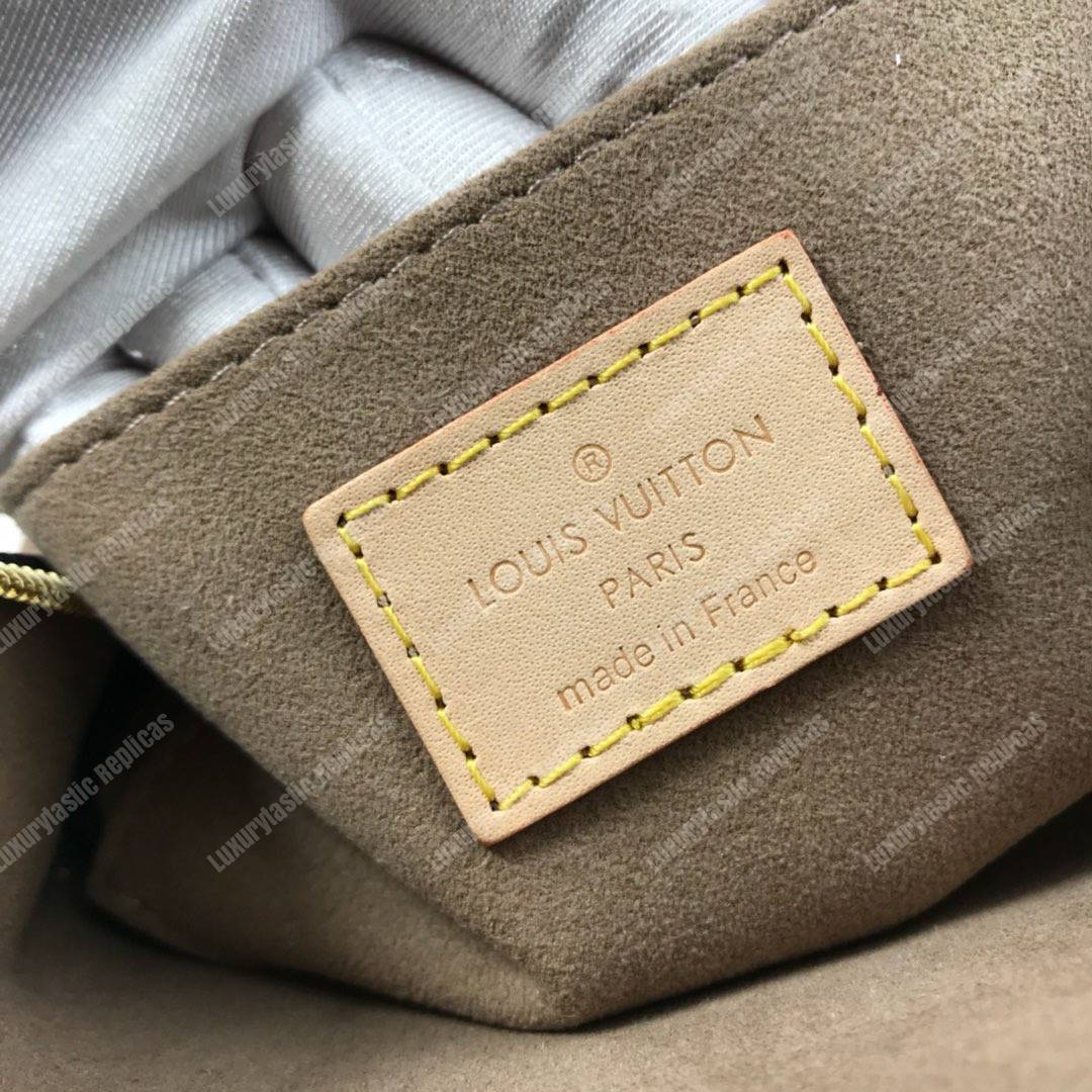 LV Multicolor Cosmetic Pouch GM Black