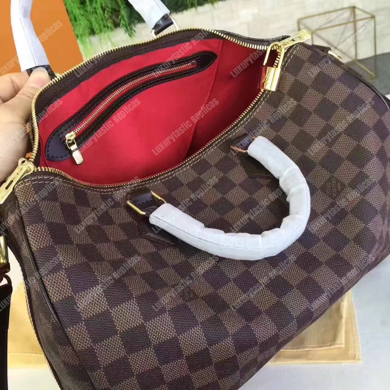 LV Speedy Bandouliere 30 Damier Ebene