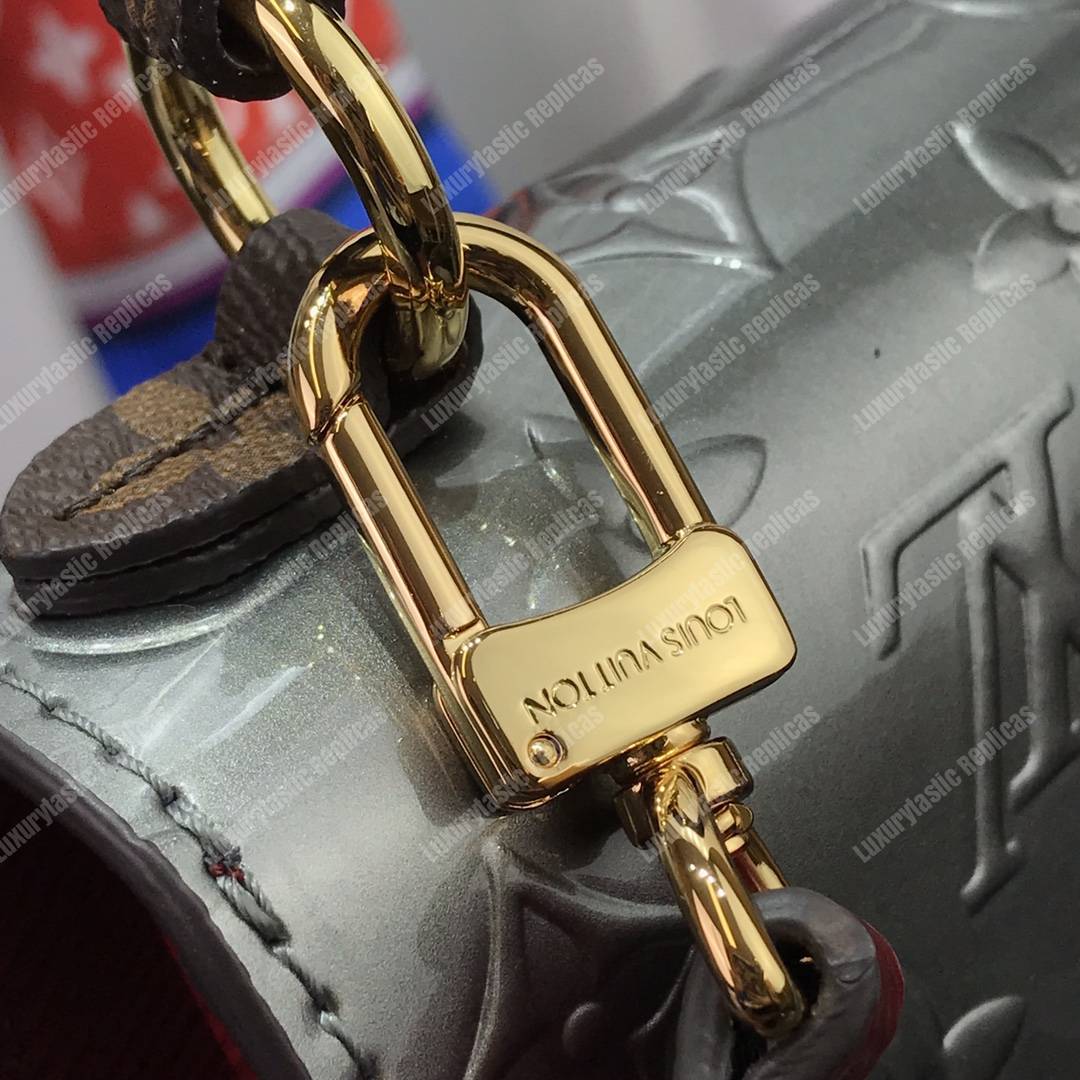 LV Spring Street Monogram Vernis Champagne Métallisé