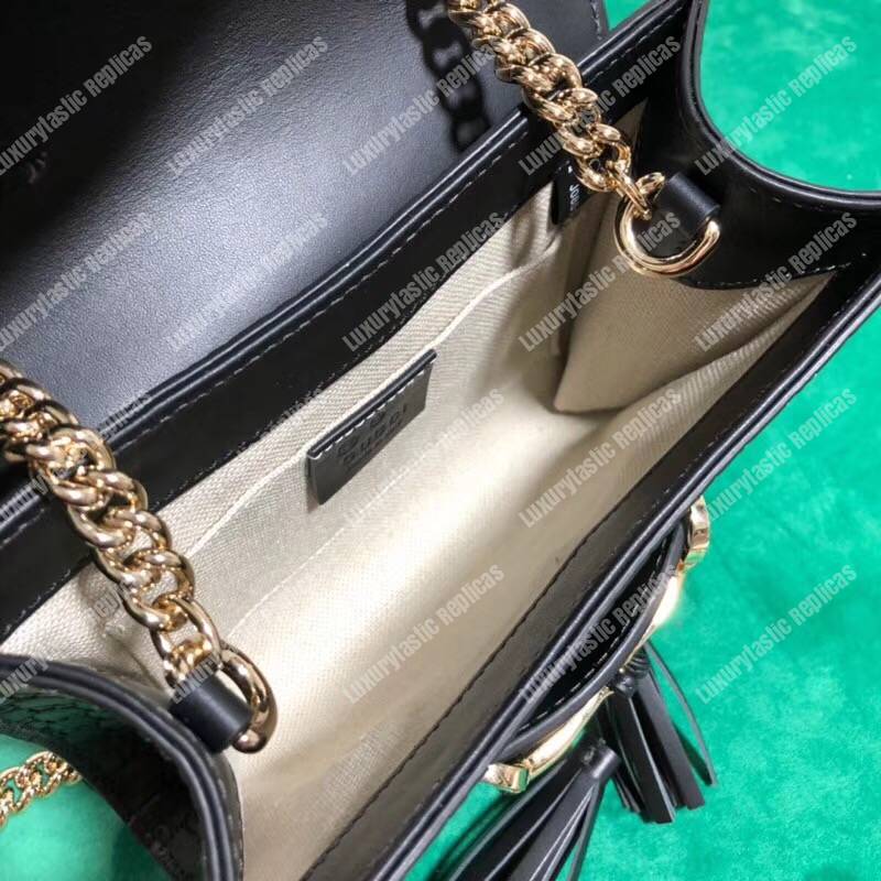 G*u*i emily mini micro G*u*issima bag black