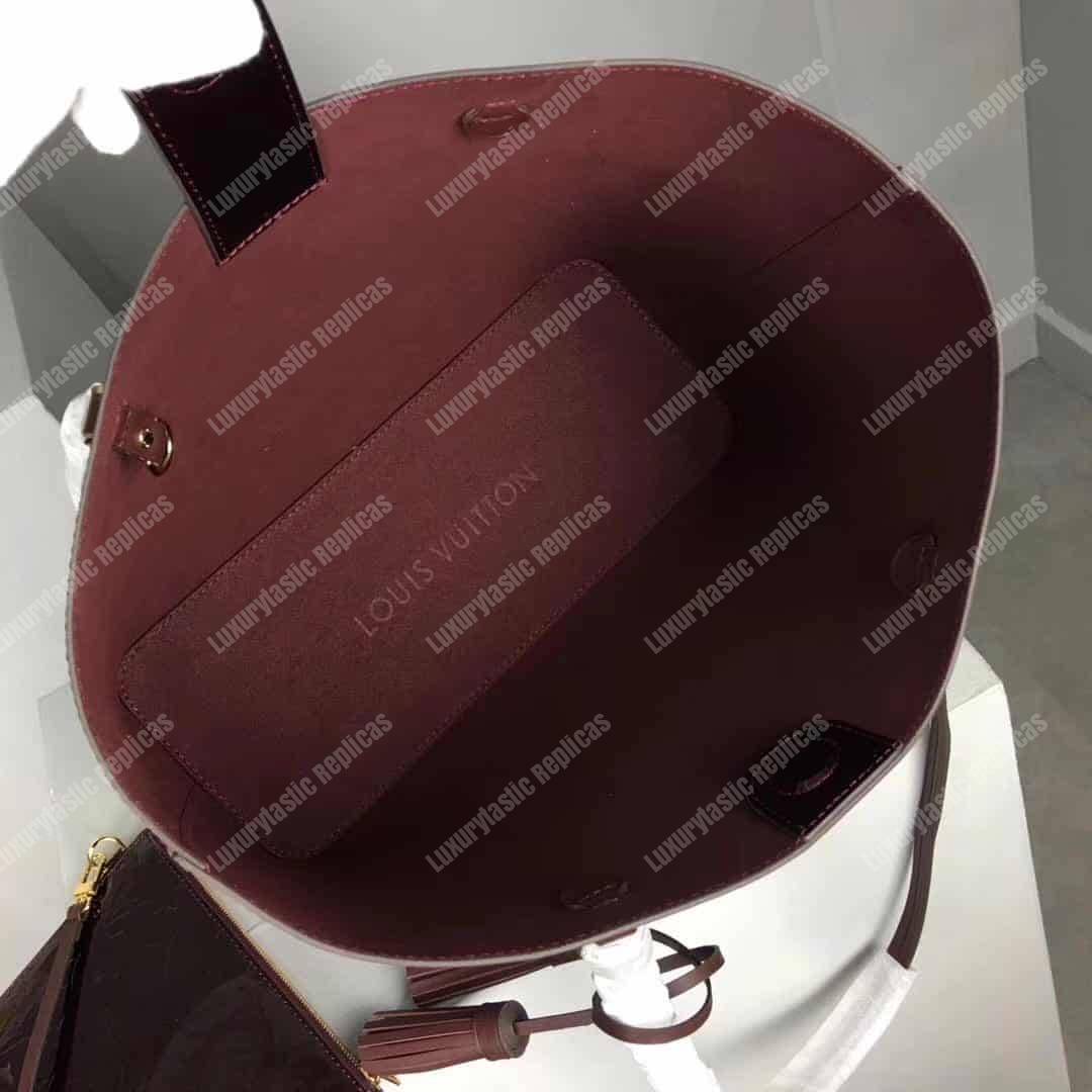 LV Long Beach MM Monogram Vernis Leather