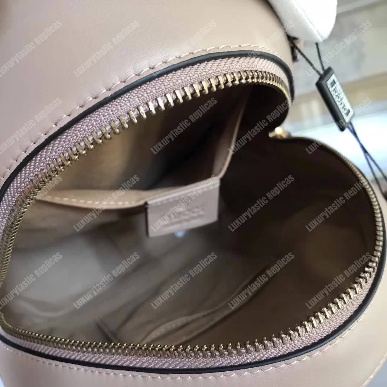 G*u*i gg marmont quilted leather backpack dusty pink