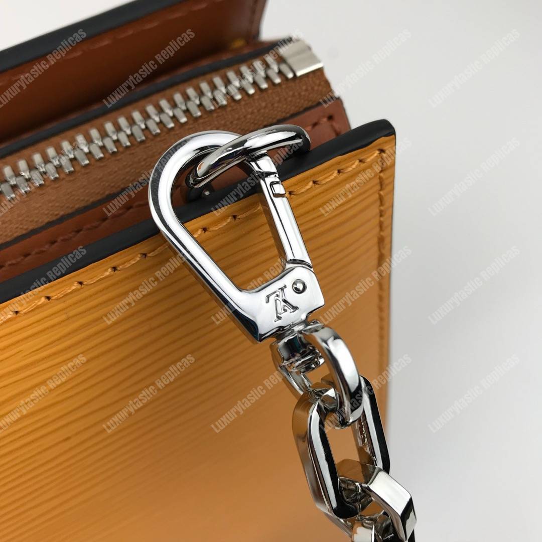 LV Epi Sac Tricot Bag Safran Yellow