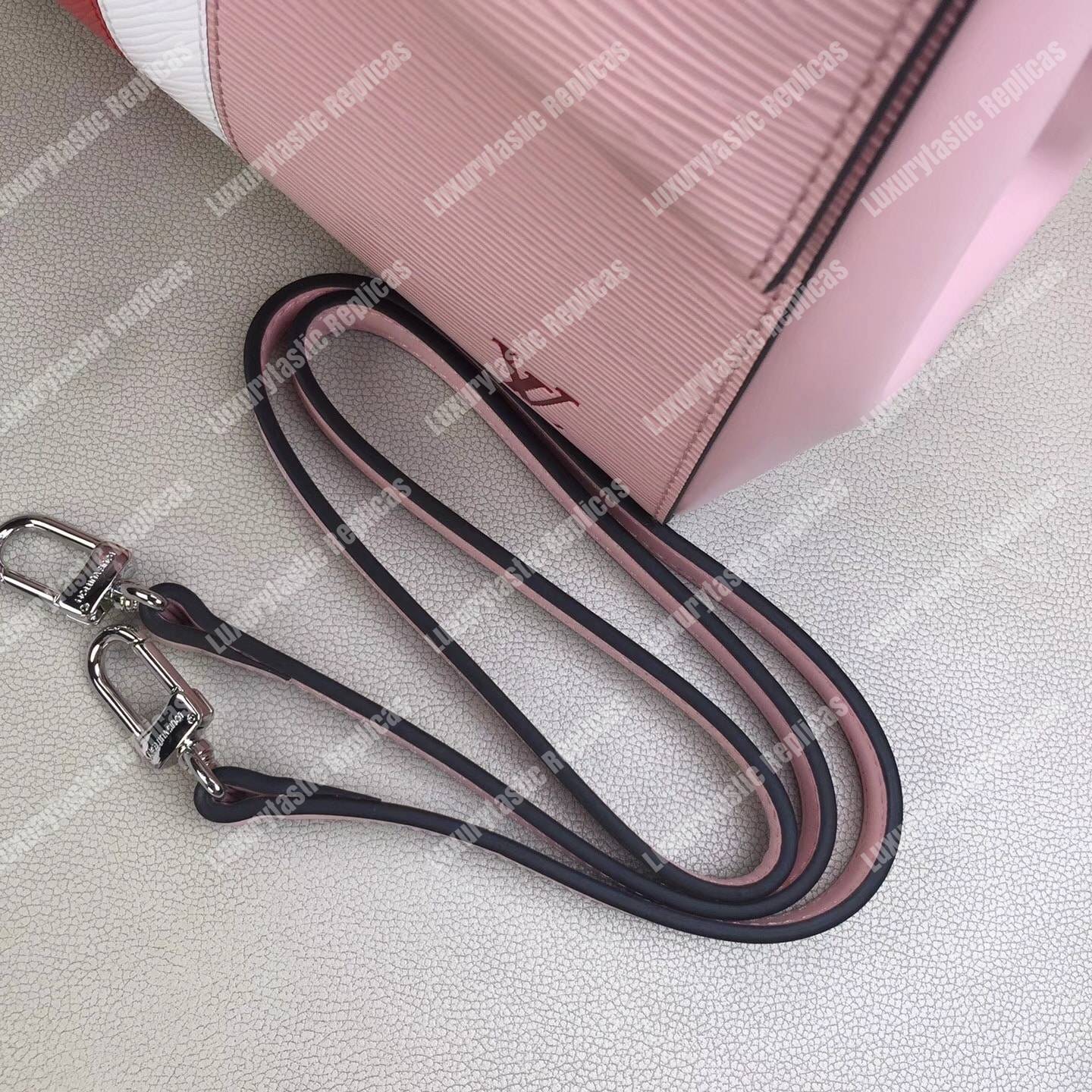 LV Cluny MM Epi Leather Rose Ballerine