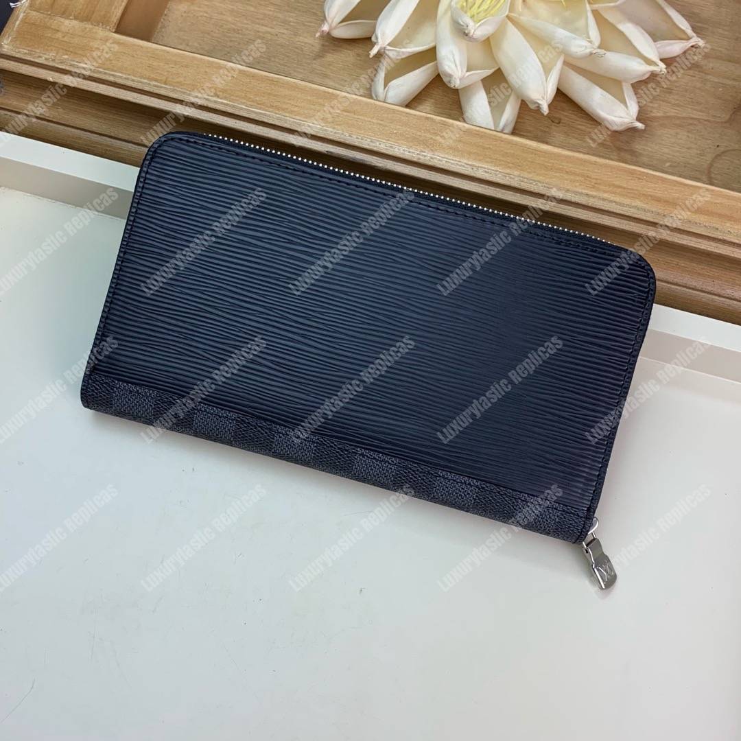 LV Zippy Organizer Epi Leather Damier Graphite