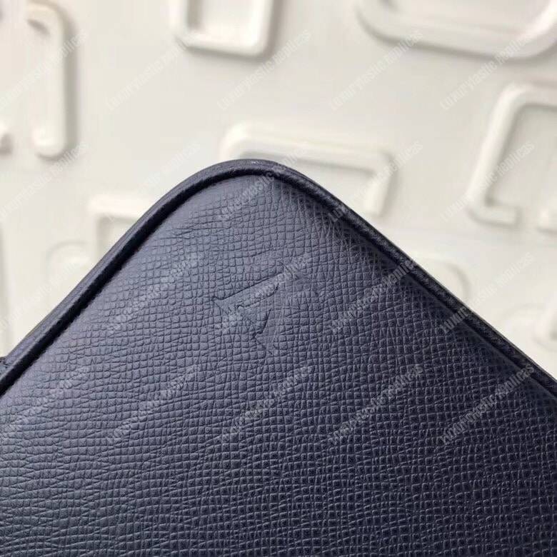 LV Kasai Clutch Taiga Leather