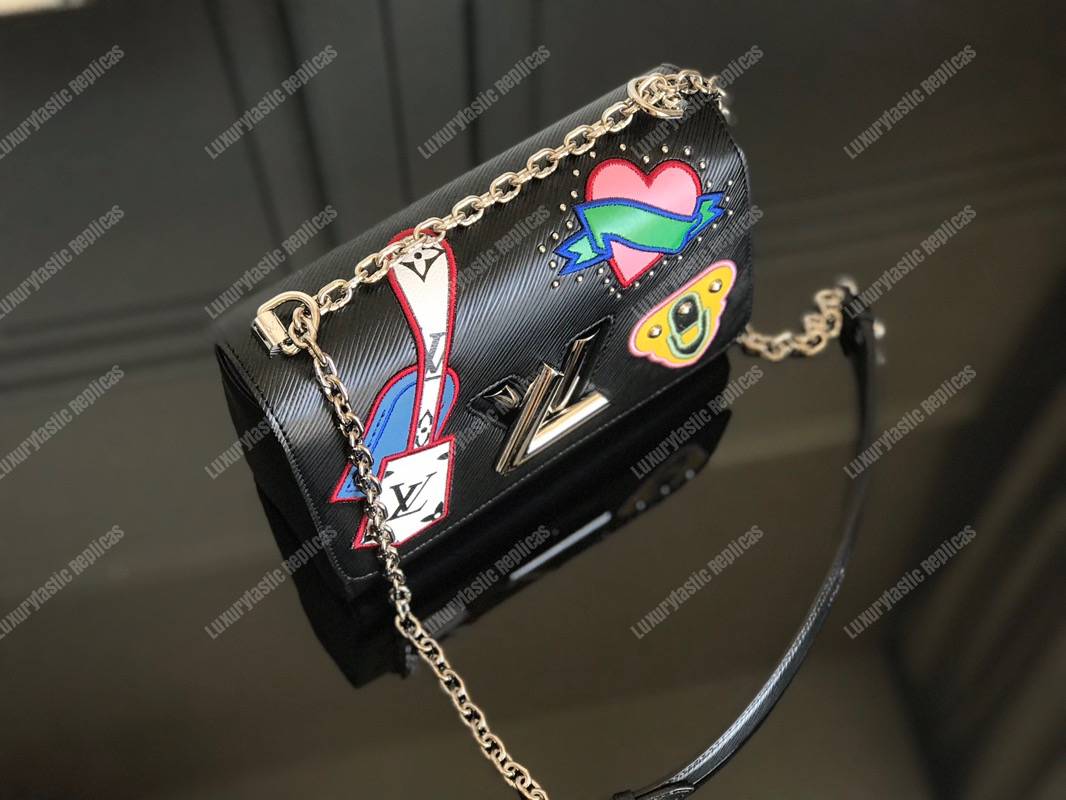 LV Twist MM Epi Leather Travel and Trunk-Making Heritage Noir