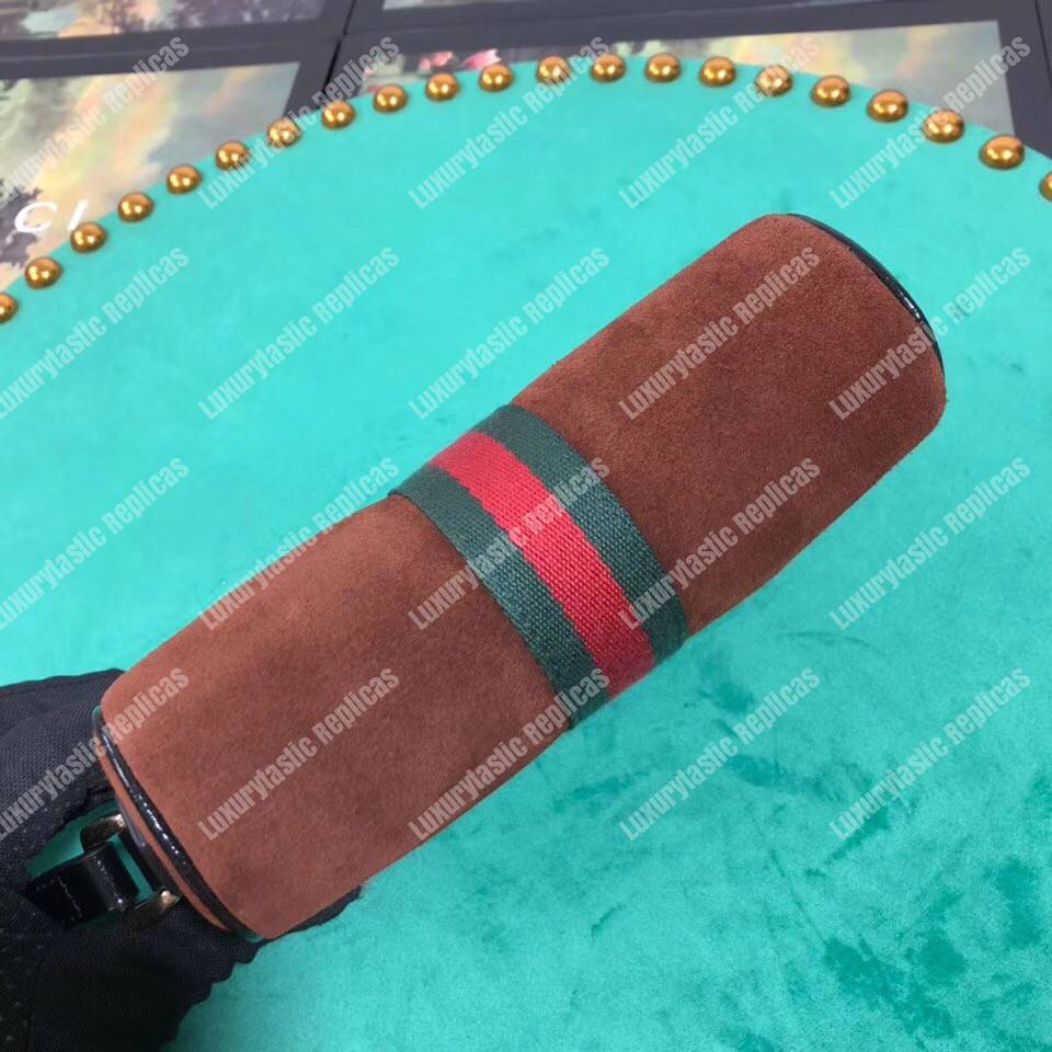 G*u*i ophidia suede mini bag chesnut