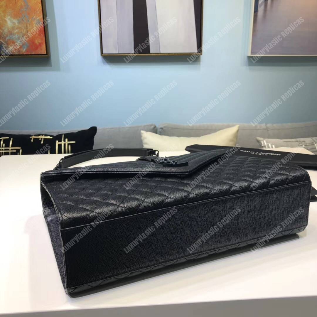 Saint Laurent Classic Large Soft Envelope Black