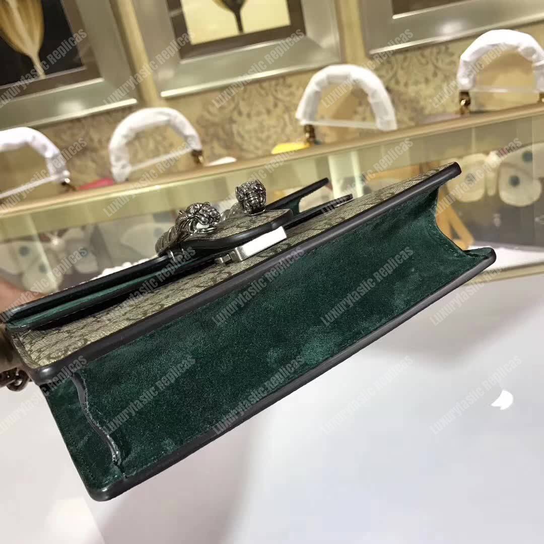 G*u*i dionysus mini gg shoulder bag beige green