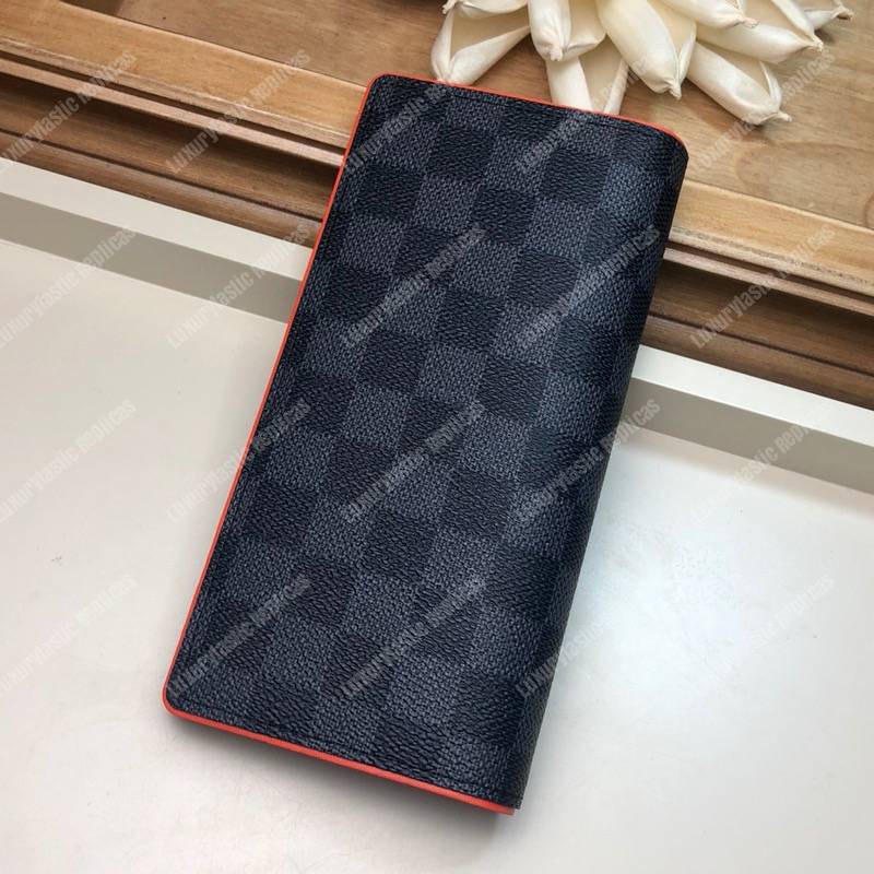 LV Race Brazza Wallet Damier Cobalt