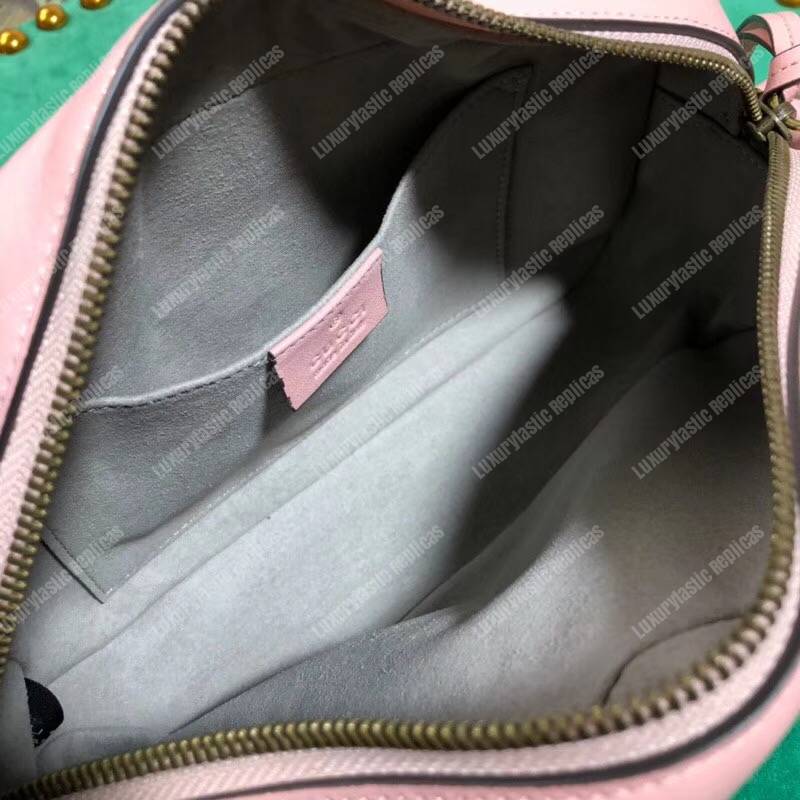 G*u*i gg marmont small matelassé shoulder bag pink