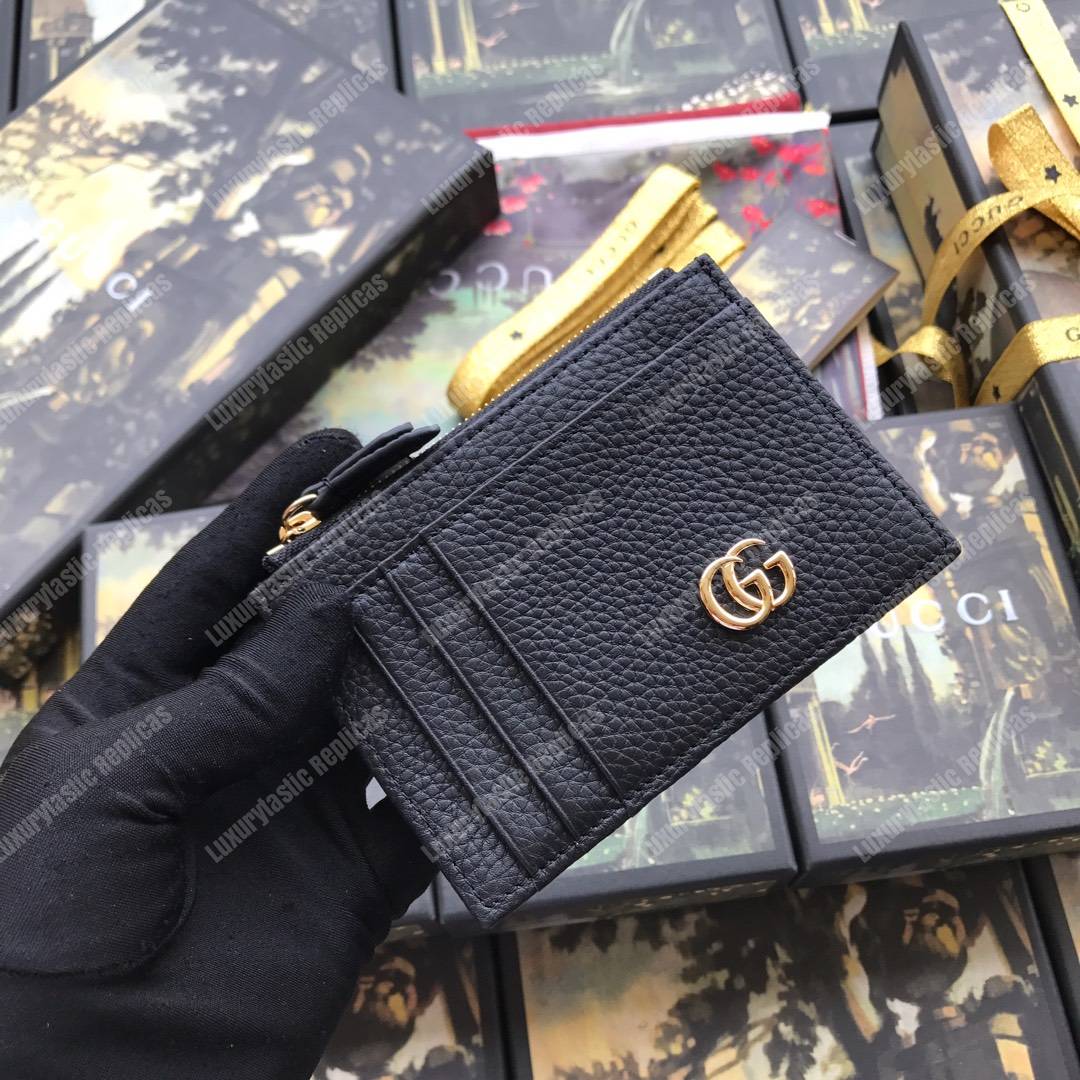 G*u*i gg marmont card case black