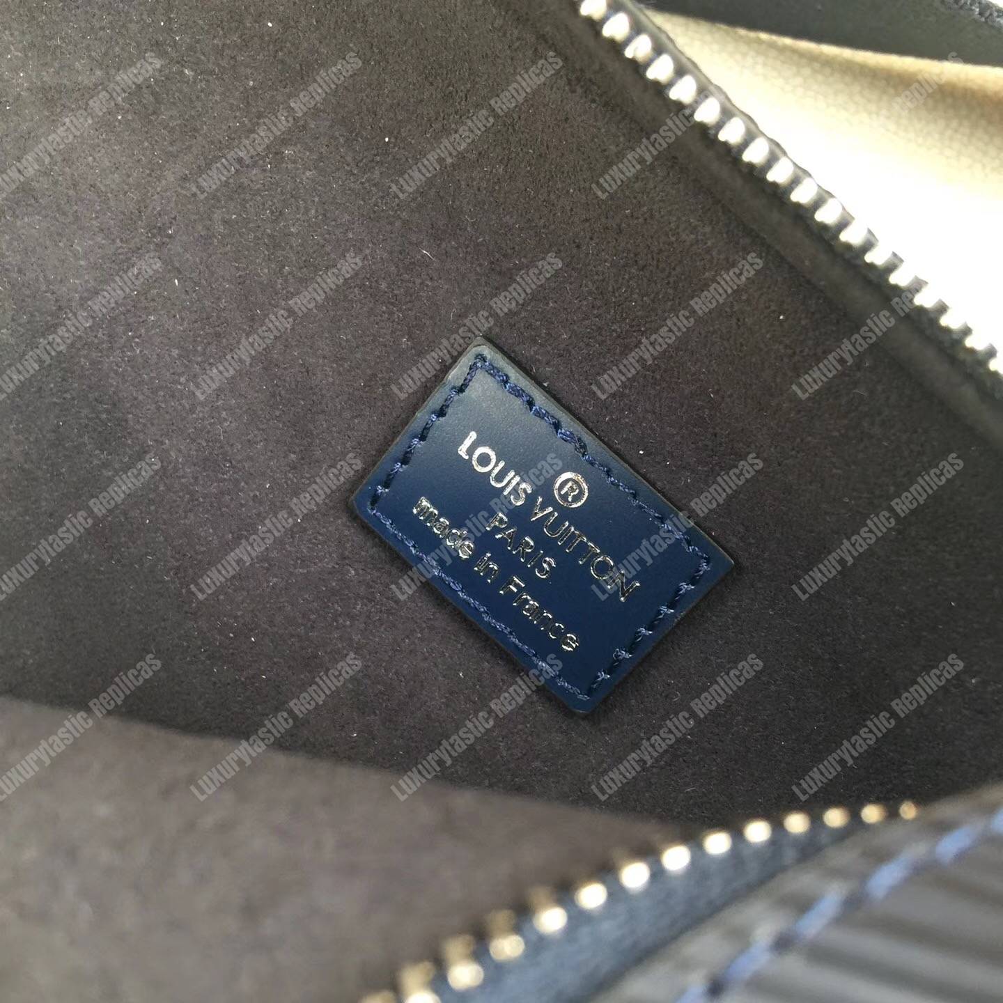 LV Geronimos Messenger Bag Epi Leather Navy Blue